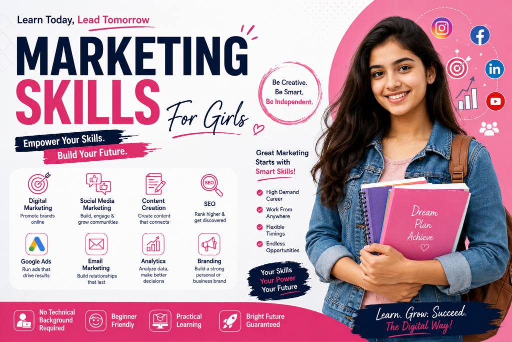 Marketing Skills for Girls: Build a Successful Career Without Limits