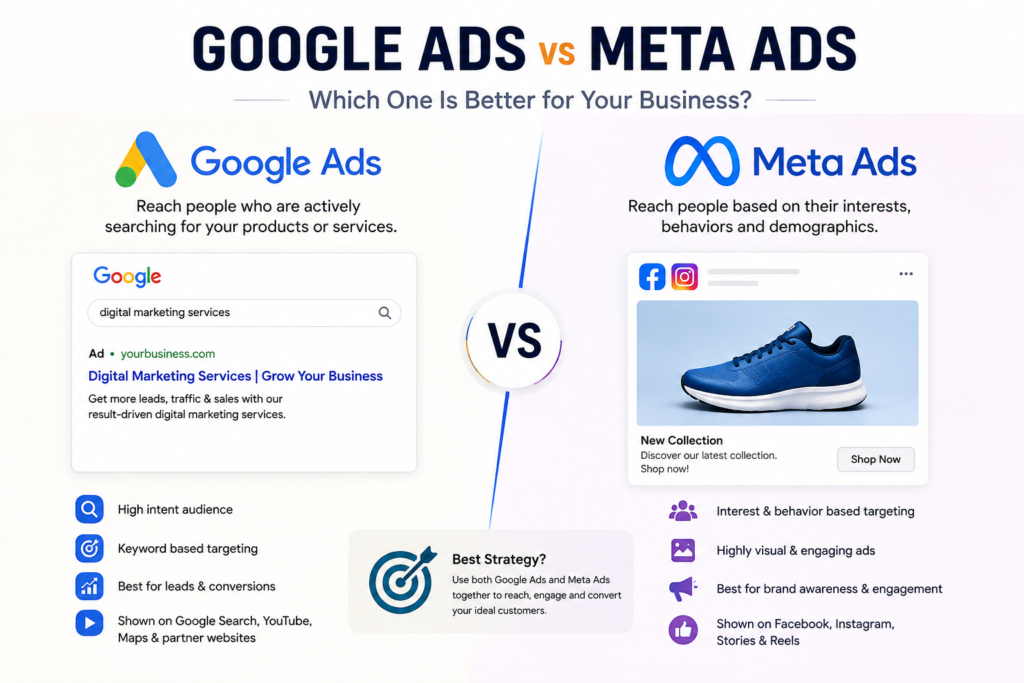 Google Ads vs Meta Ads